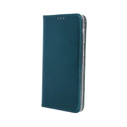 Honor 400 Lite telefon tok, könyvtok, notesz tok, oldalra nyíló tok, mágnesesen záródó, zöld, Smart Magnetic