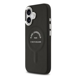Apple iPhone 17 KARL LAGERFELD KLHMP17SPSKRSGEK Magsafe Hátlap - Fekete