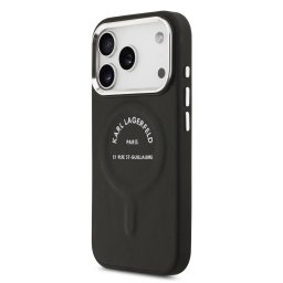 Apple iPhone 17 Pro KARL LAGERFELD KLHMP17LPSKRSGEK Magsafe Hátlap - Fekete