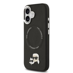 Apple iPhone 17 KARL LAGERFELD KLHMP17SPSMLRKCK Magsafe Hátlap - Fekete