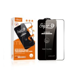 Xiaomi Redmi 15 előlapi üvegfólia, edzett, hajlított, fekete keret, 5D Full Glue, Mletubl Super-D