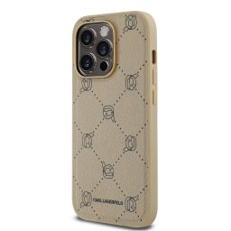Apple iPhone 15 Pro Max KARL LAGERFELD KLHMP15XPGKHPHE Magsafe Hátlap - Bézs