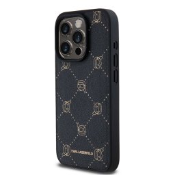 Apple iPhone 15 Pro Max KARL LAGERFELD KLHMP15XPGKHPHK Magsafe Hátlap - Fekete