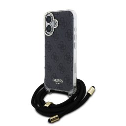 Apple iPhone 16 GUESS GUHCP16SSHC4SEK IML Hátlap - Fekete