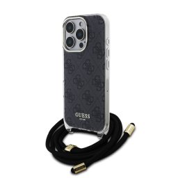 Apple iPhone 16 Pro Max GUESS GUHCP16XSHC4SEK IML Hátlap - Fekete