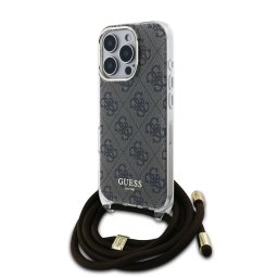 Apple iPhone 16 Pro Max GUESS GUHCP16XSHC4SEW IML Hátlap - Barna