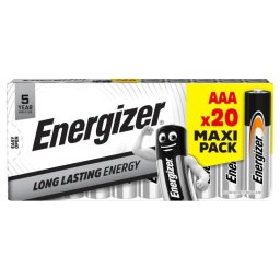 Energizer LR03/20 Everyday AAA család 20 csomag lúgos lúgos energiaforrás