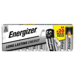 Energizer LR6/20 Everyday AA család 20 csomag lúgos lúgos energiaforrás