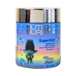 Nutriburst Trolls SuperKidz multivitamin gumivitamin vegyesgyümölcs ízű 60x