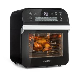 Klarstein AeroVital Cube, forrólevegős fritőz, 1600 W, 12 l, időzítő, 16 program, fekete (OV12-001)
