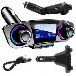 Prémium Bluetooth FM Transzmitter - Zenelejátszás és Kihangosító egyben