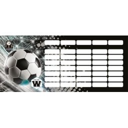 LIZZYSULI Órarend, tolltartóhoz, kétoldalas, LIZZYSULI, "Top League"