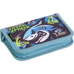 LIZZYSULI Tolltartó, klapnis, cipzáras, LIZZYSULI, "Shark Attack"