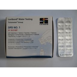 Lovibond FOTOMÉTER műszerhez 250db DPD1 tabletta a szabadklór méréséhez 511051BT AS-03009