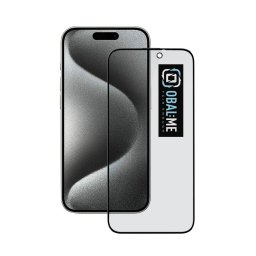 CSOMAG:ME Privacy 5D edzett üveg Apple iPhone 15 Pro Fekete