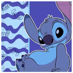 Lilo és Stitch, A csillagkutya kéztörlő, arctörlő, törölköző 30x30 cm Nr 05