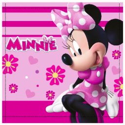 Minnie kéztörlő, arctörlő, törölköző 30x30 cm Nr 03