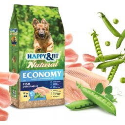 Happy&Fit Natural Economy Adult with Fish & Vegetables [2 x (2 x 12 kg)] 28kg