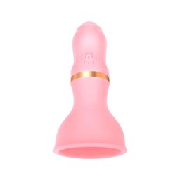 Sunfo - akkus mell vibrátor (pink)