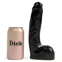 Romeo - prmium, 18 cm-es, fekete dildo