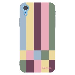 Átlátszó szilikon tok az alábbi mobiltelefonokra Apple iPhone XR - Lobby tiles
