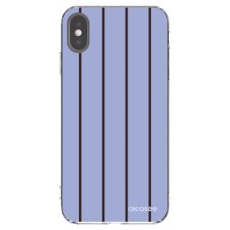Átlátszó szilikon tok az alábbi mobiltelefonokra Apple iPhone XS Max - Poolside member