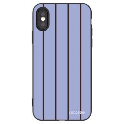 Fekete szilikon tok az alábbi mobiltelefonokra Apple iPhone X/XS - Poolside member