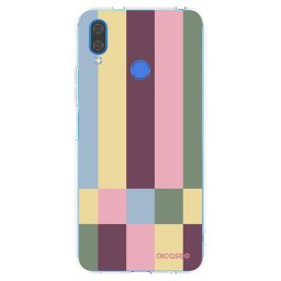 Átlátszó szilikon tok az alábbi mobiltelefonokra Huawei Nova 3 - Lobby tiles