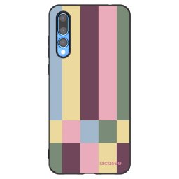 Fekete szilikon tok az alábbi mobiltelefonokra Huawei P20 Pro - Lobby tiles