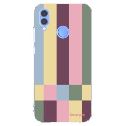 Átlátszó szilikon tok az alábbi mobiltelefonokra Huawei P Smart 2019 - Lobby tiles