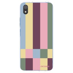 Átlátszó szilikon tok az alábbi mobiltelefonokra Xiaomi Redmi 7A - Lobby tiles