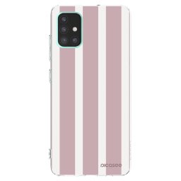 Átlátszó szilikon tok az alábbi mobiltelefonokra Samsung Galaxy A51 A515F - Velvet sun
