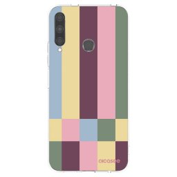 Átlátszó szilikon tok az alábbi mobiltelefonokra Huawei P40 Lite E - Lobby tiles