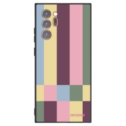 Fekete szilikon tok az alábbi mobiltelefonokra Samsung Galaxy Note 20 Ultra - Lobby tiles