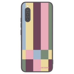 Fekete szilikon tok az alábbi mobiltelefonokra Sony Xperia 10 II - Lobby tiles