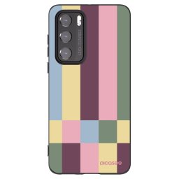 Fekete szilikon tok az alábbi mobiltelefonokra Huawei P40 - Lobby tiles