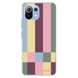 Átlátszó szilikon tok az alábbi mobiltelefonokra Xiaomi Mi 11 Lite - Lobby tiles