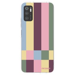 Átlátszó szilikon tok az alábbi mobiltelefonokra Xiaomi Poco M3 Pro 5G - Lobby tiles