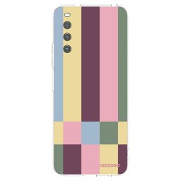 Átlátszó szilikon tok az alábbi mobiltelefonokra Sony Xperia 10 IV 5G - Lobby tiles