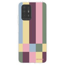Átlátszó szilikon tok az alábbi mobiltelefonokra OPPO A94 5G - Lobby tiles