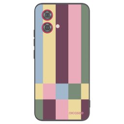 Fekete szilikon tok az alábbi mobiltelefonokra Motorola Moto G84 5G - Lobby tiles
