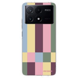 Átlátszó szilikon tok az alábbi mobiltelefonokra Xiaomi Poco X6 Pro - Lobby tiles