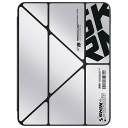 Skinarma Kira Kobai Apple iPad Air 11 (2026 / 2025 / 2024) / Air 5 / 4 mappa tok, Chrome, ezüst-fekete