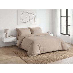 Krepp ágynemű TAUPEXA világosbarna Ágyneműhuzat mérete: 2 db 70 x 90 cm | 200 x 220 cm