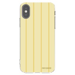 Átlátszó szilikon tok az alábbi mobiltelefonokra Apple iPhone X/XS - Liquid sunshine