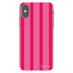 Átlátszó szilikon tok az alábbi mobiltelefonokra Apple iPhone X/XS - Hot tropic
