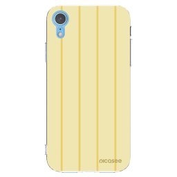 Átlátszó szilikon tok az alábbi mobiltelefonokra Apple iPhone XR - Liquid sunshine