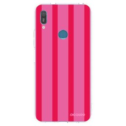 Átlátszó szilikon tok az alábbi mobiltelefonokra Huawei Y6 2019 - Hot tropic