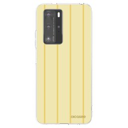 Átlátszó szilikon tok az alábbi mobiltelefonokra Huawei P40 Pro - Liquid sunshine