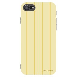Átlátszó szilikon tok az alábbi mobiltelefonokra Apple iPhone SE 2020 - Liquid sunshine
